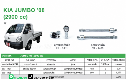 ลูกหมากKIA JUMBO