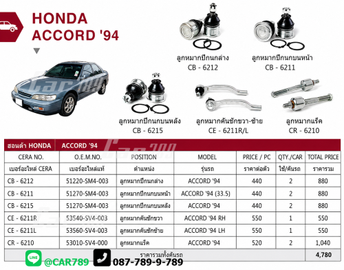 ลูกหมากACCORD