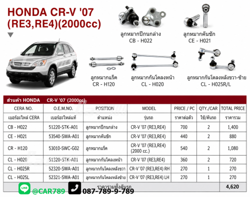 ลูกหมากCRV