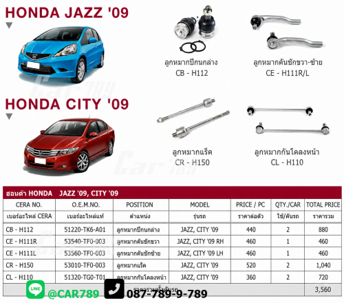 ลูกหมากCITY JAZZ