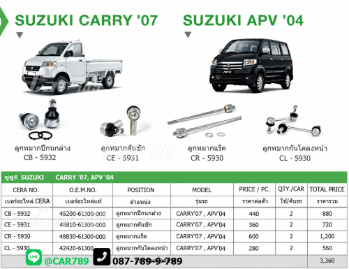 ลูกหมากCARRY APV