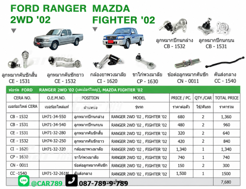 ลูกหมากFIGHTER RANGER 2WD