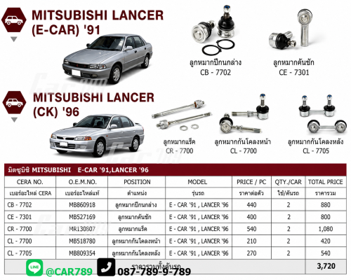ลูกหมากECAR CK