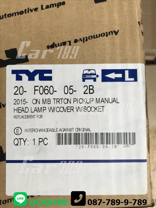 ไฟหน้า TRITON ปี15