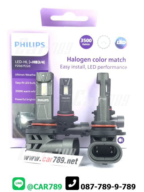 หลอดไฟหน้าLED HB3 HB4